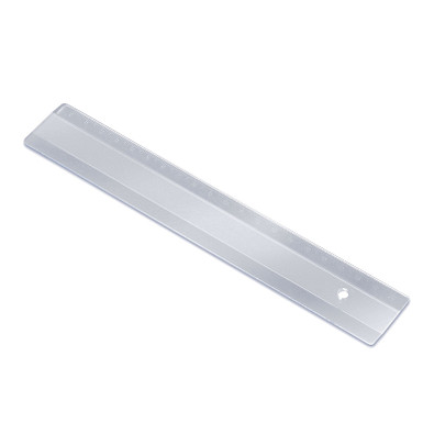 Lineal 20 cm, transparent