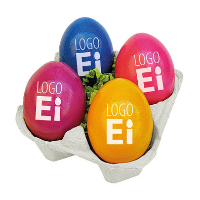 LogoEi 4er-Box - Weiß - bunt sortiert