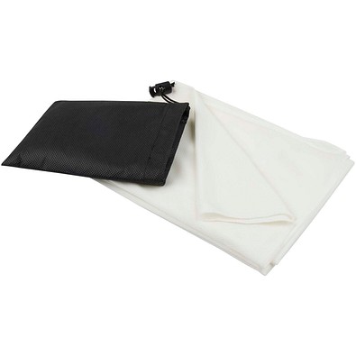 Lucas RPET Sporthandtuch 50 × 100 cm, weiss