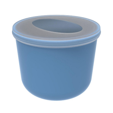 Lunchpot ToGo, 650 ml, behagliches blau/transparent