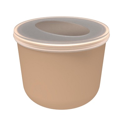 Lunchpot ToGo, 650 ml, beständiges braun/transparent