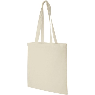 Madras Baumwoll Tragetasche, natur