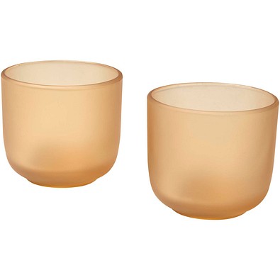 Mal 200 ml Glasbecher – 2er-Set, Oatmeal