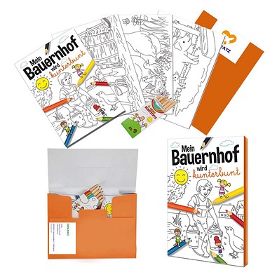 Malset A6, Standard, Bauernhof, 1-seit. Druck