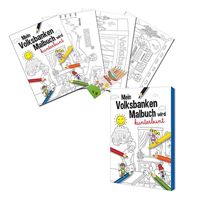 Malset A6, Standard, Volksbanken, ohne Druck