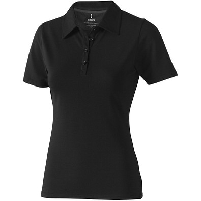 ELEVATE Damen Stretch Poloshirt Markham, anthrazit, L