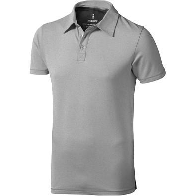 ELEVATE Herren Stretch Poloshirt Markham, grau meliert, XXXL