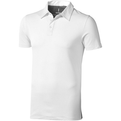 ELEVATE Herren Stretch Poloshirt Markham, weiß, XXL