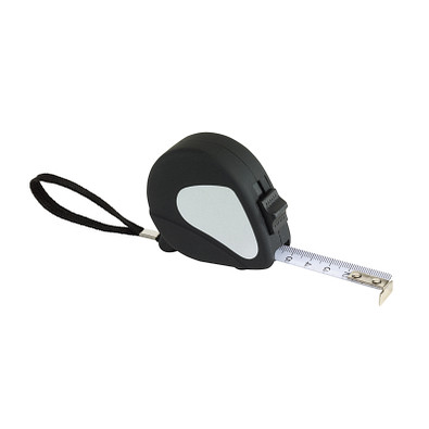 Maßband WORKER, 5m,schwarz, silber
