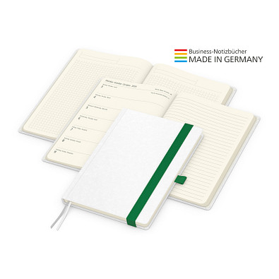 Geiger-Notes Match-Hybrid Creme Bestseller Notizbuch, Natura, inkl. Druck, grün