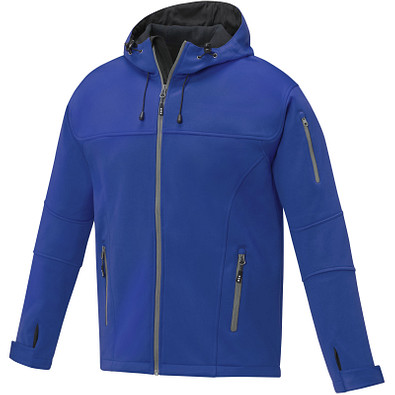 Match Softshelljacke für Herren, blau, S