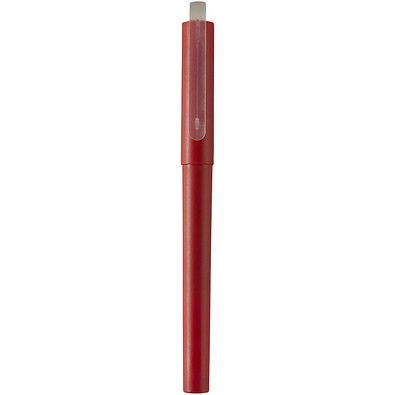 Mauna recycelter PET Gel-Kugelschreiber, rot