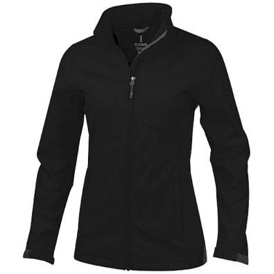 ELEVATE Damen Softshell Jacke Maxson, schwarz, XL