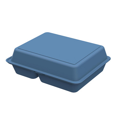 Menübox ToGo large, behagliches blau
