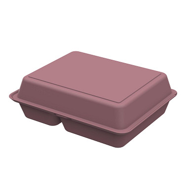 Menübox ToGo large, raffiniertes rot
