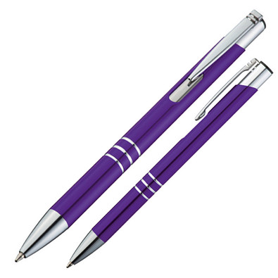 LANCE® Metall-Kugelschreiber Minsk metallic, violett