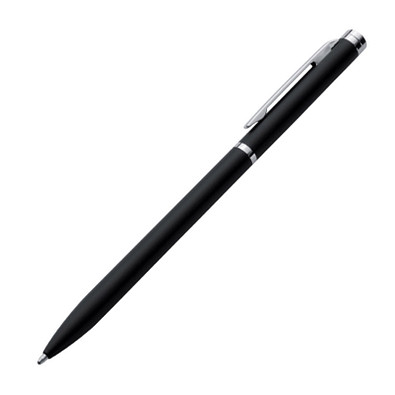 Metall-Kugelschreiber in schlanker Form, schwarz Metall-Kugelschreiber in schlanker Form, schwarz