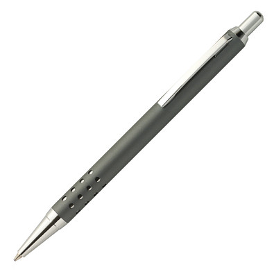 LANCE® Metall-Kugelschreiber Sofia, blaue Mine, anthrazit