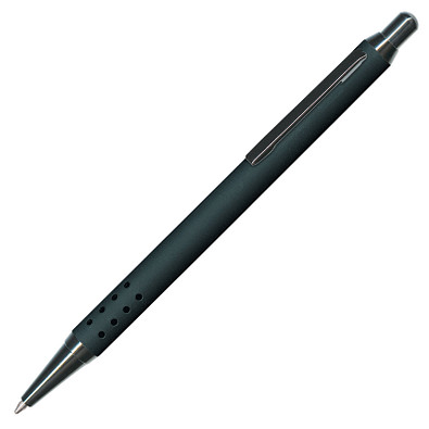 Metall-Kugelschreiber Lipari Soft Gun, blaue Mine, schwarz