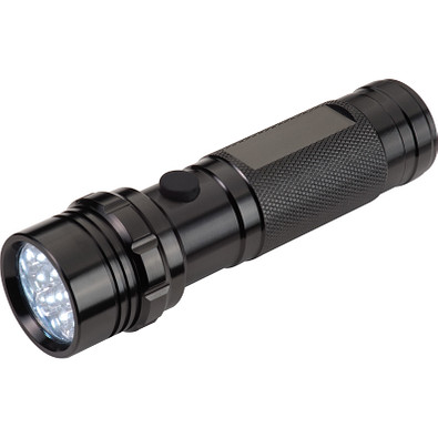 Metall-Taschenlampe mit 14 LEDs
