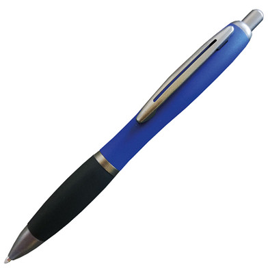 PENKO® Metall-Kugelschreiber Helgoland Soft Gun, blaue Mine, dunkelblau