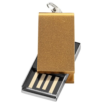 Mini Rotate USB-Stick, gold, 32GB