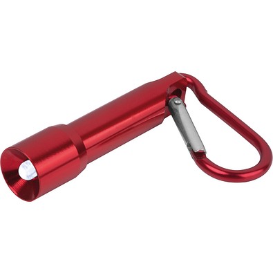 Mini-Taschenlampe Bergamo,rot