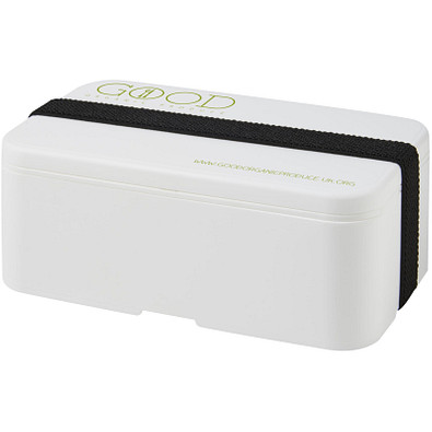 MIYO Lunchbox, weiß, schwarz