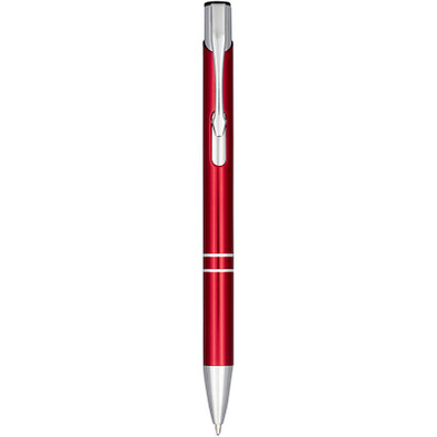 Moneta Druckkugelschreiber aus eloxiertem Aluminium, rot Moneta Druckkugelschreiber aus eloxiertem Aluminium, rot