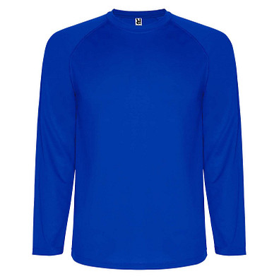 Montecarlo Langarm-Sport-Shirt für Kinder, blau, 4