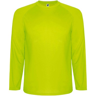 Montecarlo Langarm Sport-Shirt für Männer, Fluor Yellow, L