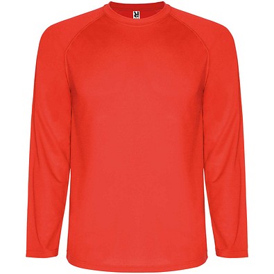 Montecarlo Langarm Sport-Shirt für Männer, rot, L