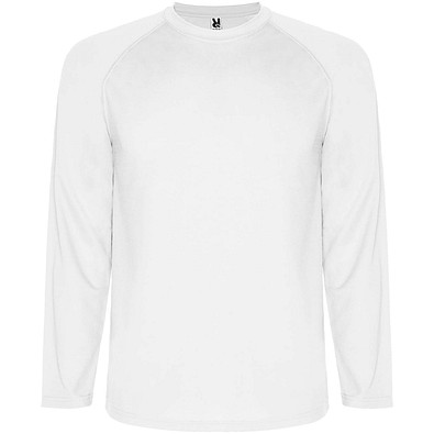 Montecarlo Langarm Sport-Shirt für Männer, weiss, L