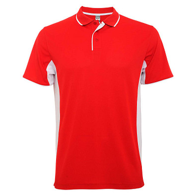 Montmelo Sport Poloshirt Unisex, rot / weiß, M
