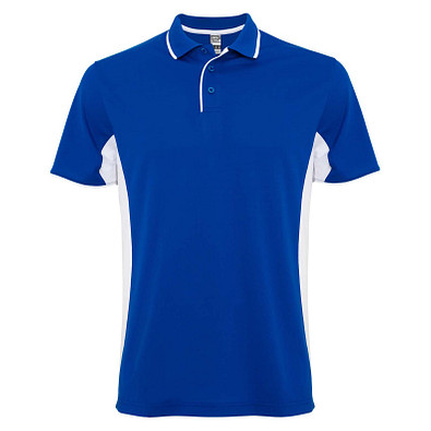 Montmelo Sport Poloshirt Unisex, royalblau / weiß, 3XL