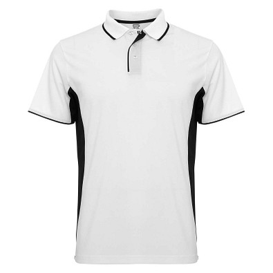 Montmelo Sport Poloshirt Unisex, weiß / schwarz, 3XL
