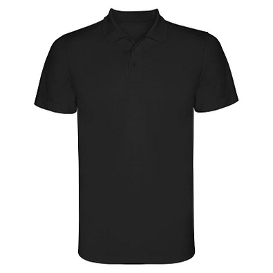 Monzha Sport Poloshirt für Herren, schwarz, XL