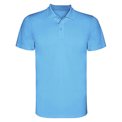 Monzha Sport Poloshirt für Herren, türkis, 3XL