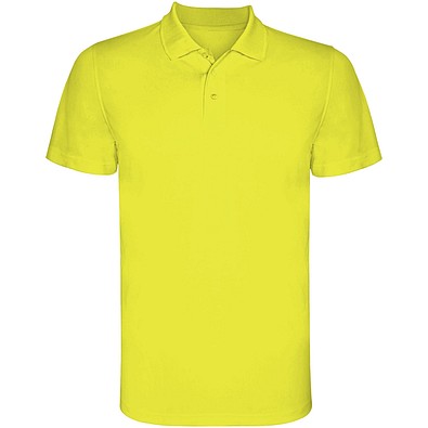 Monzha Sport Poloshirt für Kinder, Fluor Yellow, 8