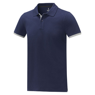 Morgan Polo für Herren, zweifarbig, navy, XS