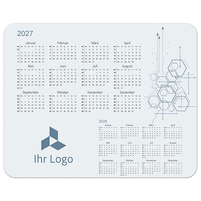 Mousepad, Standardmotiv Kalendarium