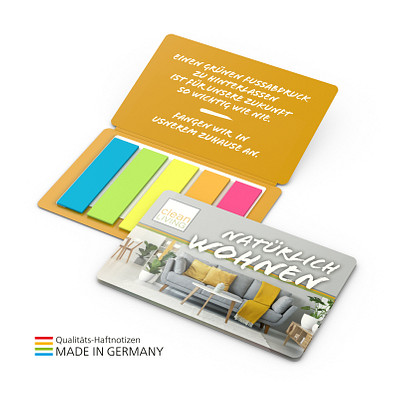 Geiger-Notes Multi-Card Papiermarker green+blue, inkl. Druck