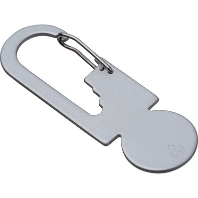 Multitool mit Einkaufswaagenchip Gibraltar,silbergrau