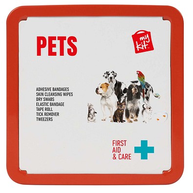 MyKit Erste Hilfe Set für Haustiere, rot