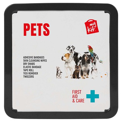 MyKit Erste Hilfe Set für Haustiere, schwarz