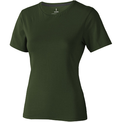 ELEVATE Damen T-Shirt Nanaimo, armeegrün, XXL