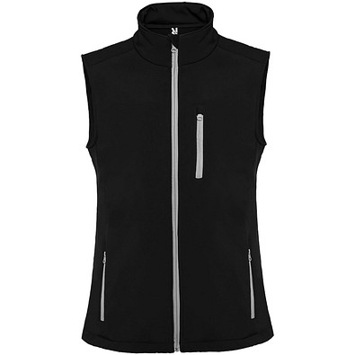 Nevada Softshellbodywarmer Unisex, schwarz, L