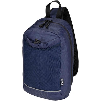 Nomad GRS-recycelte Umhängetasche mit Trinkfunktion, navy