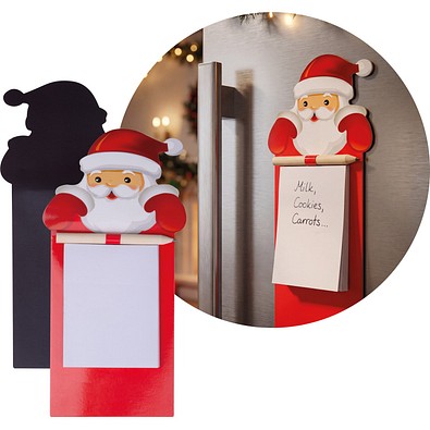 Notizblock mit Weihnachtsmotiv EMIL, rot