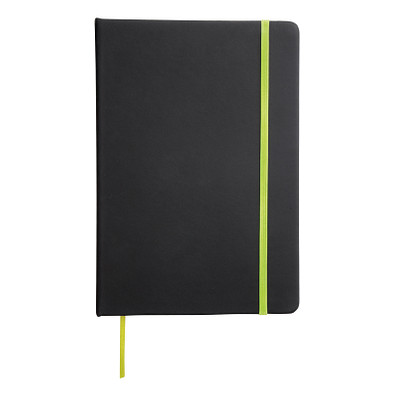 Notizbuch LECTOR im DIN-A5-Format,hellgrün, schwarz